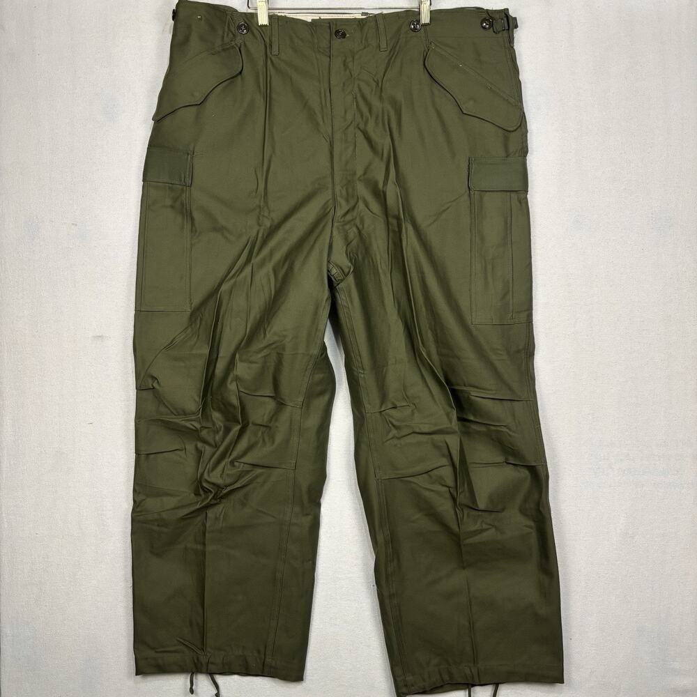 VTG M51 Field Shell Trousers M-1951 USGI Army Military Pants XL Long READ DESCRI